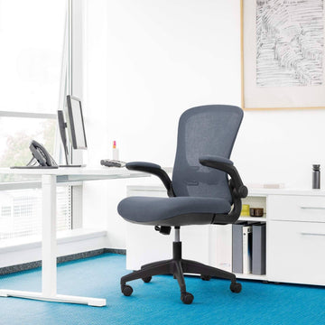 Homall Office Desk Chair Ergonomic Mesh Chair with Flip-up Arms and Adjustable Height
